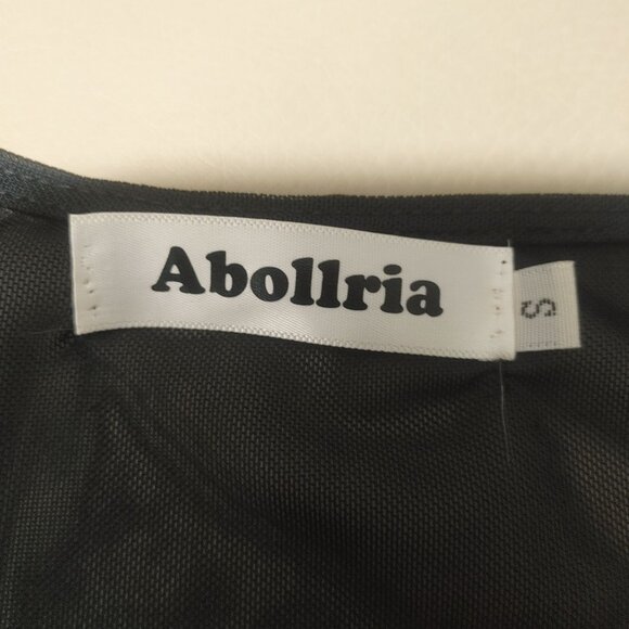 Robe Size Small S Abolllria Womens Lace Trim Sheer Black Long Sleeve Cardigan - Picture 3 of 9